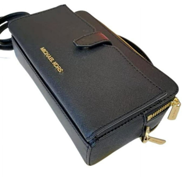 Michael Kors Leather Smartphone Bag, Medium Double Zip Phone