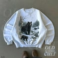 thumbnail image 3 of Vintage Black Bear Sweatshirt | Winter Forest Wildlife Pullover, 3 of 8