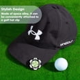 thumbnail image 3 of Marcador de bolas con clip para gorro de golf SlopeMaster ProGreen Reader, negro, 3 of 7