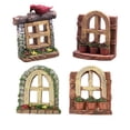 thumbnail image 1 of 4pcs Creative Landscape Ornament Micro Ornament Lovely Flower Pot Decoration (Random style), 1 of 8