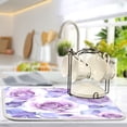 thumbnail image 5 of Kitchen Drying Mat 18x24In Drying Dish Mat Dish Drying Mats Kitchen Countertop Multi-Function Drain Drying Mat Kitchen Table Cartoon Lavender Roses, 5 of 8