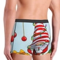 thumbnail image 5 of Daiia Funny Christmas Gnome Men's Underwear Boxer Briefs, Cotton Stretch Moisture-Wicking Underwear-Small, 5 of 9