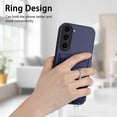 thumbnail image 2 of Allytechgroup Samsung Galaxy S23 Case with Cards Holder, Crossbody Shoulder Strap Ring Holder Kicsktand Bumper Shockproof Slim Fit Wallet Case Cover for Samsung Galaxy S23, Blue, 2 of 6