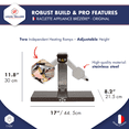 thumbnail image 3 of Bron Coucke Raclette Fondoir à Fromage « Breziere » – Raclette à Quart de Roue – 4 Personnes – Tiges Chauffantes Ajustables – Pliable – Interrupteur de Sécurité – 110 V, 3 of 5