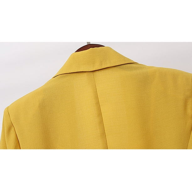 Women Summer Coat Cotton Linen Medium Long Loose Suit Jacket