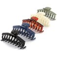 thumbnail image 1 of Pinzas para el cabello grandes antideslizantes de 4,3 pulgadas para niñas, pinzas para el cabello grandes para cabello fino y grueso, pinzas para el cabello de sujeción fuerte para mujeres (paque, 1 of 5