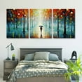 thumbnail image 5 of Ullo0ord Contemporary Landscape Abstract Oil Painting On Canvas Textured Tree Painting Abstract Art Wall Paintings Handmade 3D painting Home Office Decorations Canvas Wall Art painting 12x16x3pcs, 5 of 6