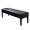 Black, variant on ABCISI Bench Cover, Stretch PU Leather Dining Room Bench Cover, Soft Waterproof Chair Cover, Oilproof Removable Washable Bench Seat Protector(BLACK)