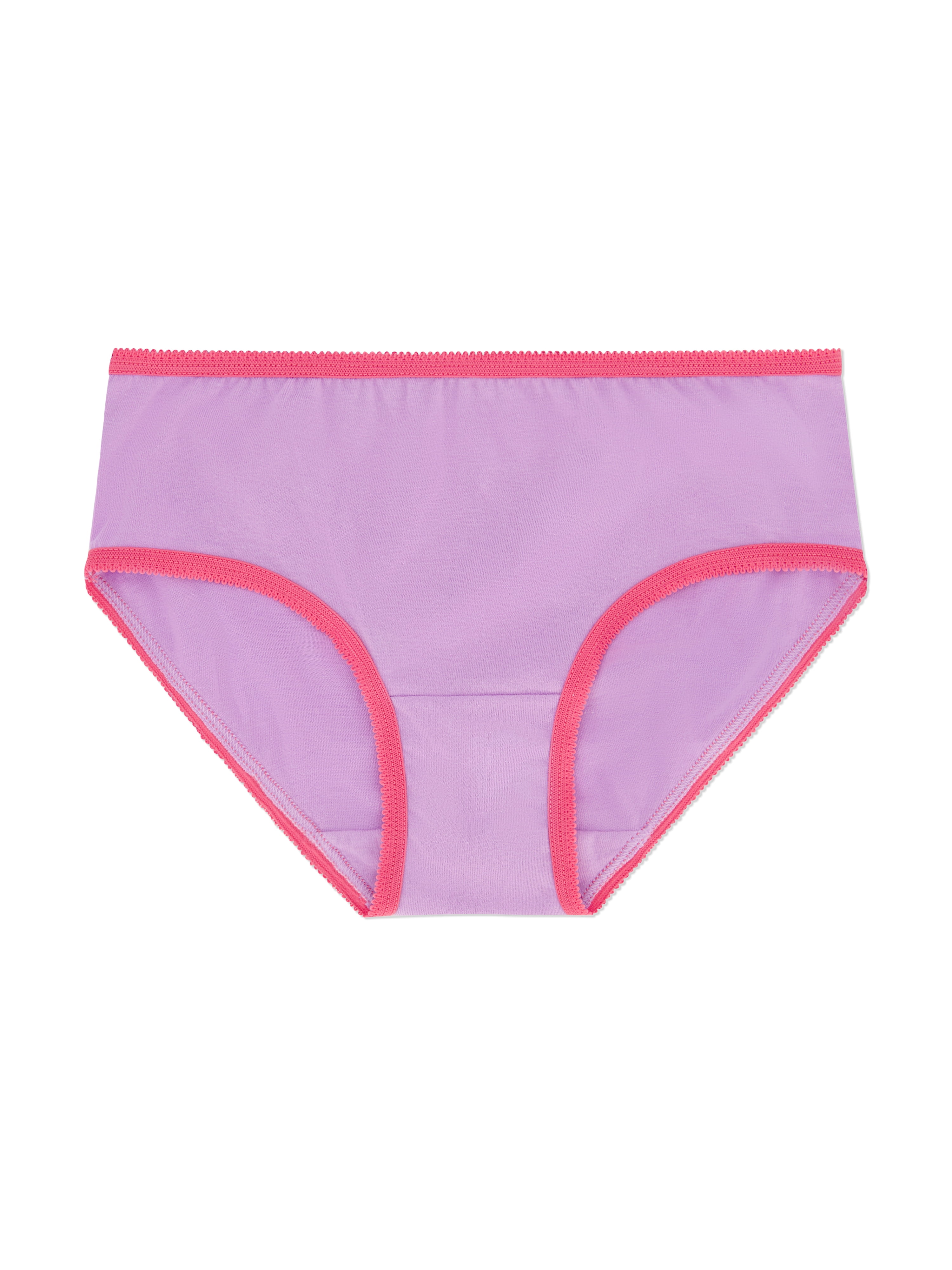 Wonder Nation Girls Hipster Cotton Underwear 14-Pack, Sizes 4-18
