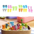 thumbnail image 2 of Mini Tenedor de fruta de dibujos animados para niños, palillo de dientes, comida, postre, pastel, decoración, Color aleatorio, 10 piezas por juego, 2 of 4
