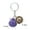 Purple, variant on Anime Metal Keychain Luffy Ace Law Devil Fruit Keyring Pendant Key Holder Car Chaveiro Charm Gifts