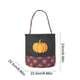 thumbnail image 3 of Cesta de Almacenamiento de Lino Sintético con Diseño de Calabaza Fantasma de Halloween Bordada, Ideal para Centros Comerciales, Decoración Interior y Exterior., 3 of 6