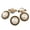 Black Gold, variant on 5 PCS Gold Pearl Buttons Plastic Shank for Garment Clothing Accessories Fit Sewing Scrapbooking Garment DIY Decoration