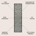 thumbnail image 2 of JONATHAN Y SANTA MONICA 2 x 8 Runner Rug, Madrid Vintage Filigree Textured Weave - Light Gray/Black, SMB107E-28, 2 of 8