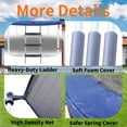 thumbnail image 5 of HooKung 8ft Trampoline with Enclosure Safety Net Jumping Fun Trampoline Heavy-duty Jump Pads, Spring-loaded for Kids and Adults, 5 of 7