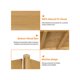 thumbnail image 3 of 2 Pisos Huerto Urbano para Terraza 119x80x57cm de Madera Abeto Estante para Cultivar Plantas Flores para Balcón, 3 of 5