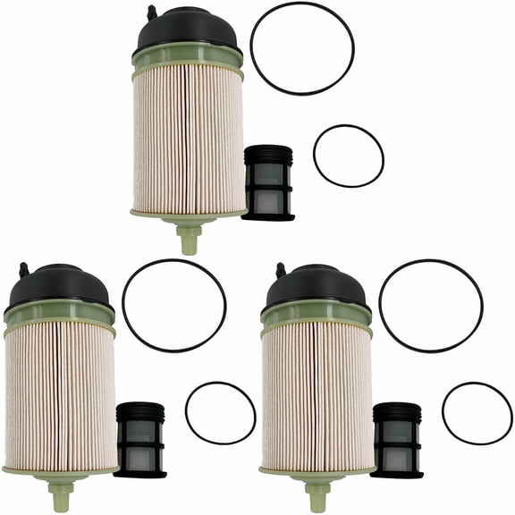 iFJF 3Packs PF9908 Fuel Filter Element and Pre-screen Kit Replacement for Detroit Diesel Engines DD13 DD15 DD16 Freightliner Western Star 10 Micron Replaces A4720900651 FK13834 WF10103