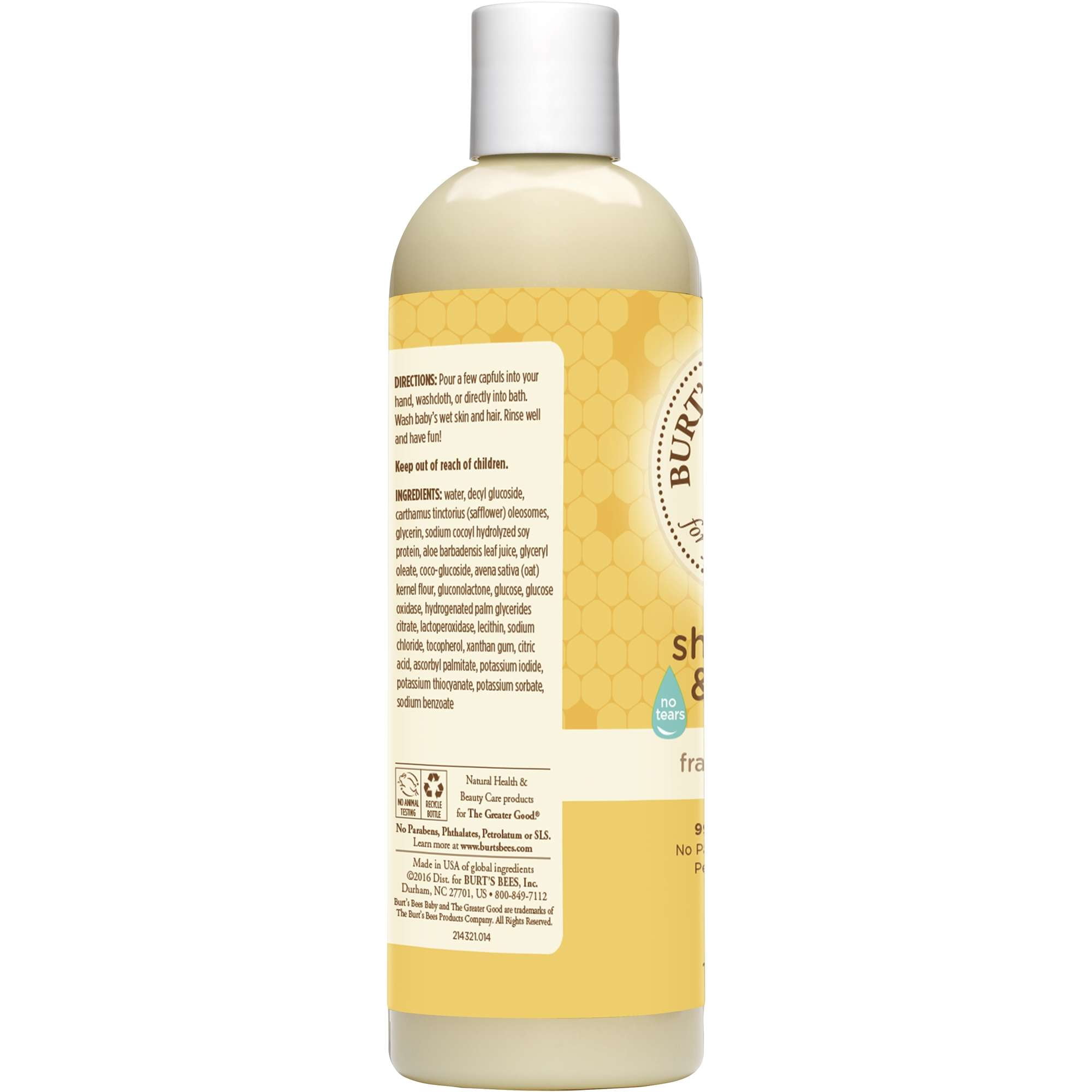 Burt's Bees Baby Bee Shampoo/Wash 12 Ounce Fragrance Free Walmart
