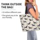 thumbnail image 2 of Balery Horse Bolsa Tote Estilo Estético con Cremalleras, Bolsa de Hombro, Bolsa de Compras Grande y Plegable, 2 of 8