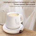 thumbnail image 4 of Calentador de taza inteligente Calentador de taza de café para calentar té Calentador de vela Calentador de taza de plato Blanco, 4 of 7