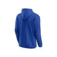 thumbnail image 3 of NCAA Boise State Broncos Men's Royal Stacked Cotton Fleece Pullover Hoodie, Up to Size 3XL, 3 of 3
