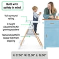 thumbnail image 4 of Ingenuity Table to Tower 2-in-1 Step Stool - Kitchen Tower - Play Table - Fold to Store - 18M-4Y, 4 of 16