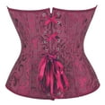 thumbnail image 3 of JFGHDG Overbust Corset Women Corset Shapewear Corset Cute Corset for Women Shapewear Corset Halter Top Watermelon Red 4xl, 3 of 7