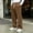 Brown, variant on Maean Men's Corduroy Pants Wide Leg Baggy Sweatpants Elastic Waist Loose Trousers with Pockets S-3XL