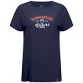 thumbnail image 2 of Women's Levelwear Navy Edmonton Oilers Influx Ice Wall T-Shirt, 2 of 3