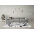 thumbnail image 3 of Ahgly Company Indoor Square Abstract Gray Modern Area Rugs, 7' Square, 3 of 4
