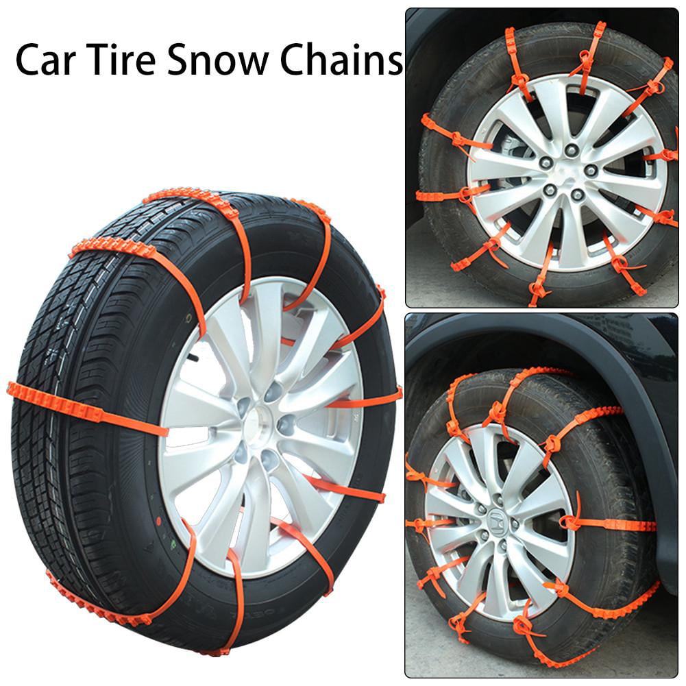 Details about   1 Set 10Pcs Snow Tire Chain Durable Fine Sturdy Strong Emergency Anti-Skid Cable