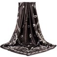 thumbnail image 2 of Yoyauz 35" Large Square Satin Head Scarf - Silk Hair Scarf Square Hair Bandanas Large Scarf Sleeping Head Wraps for Women, 2 of 6