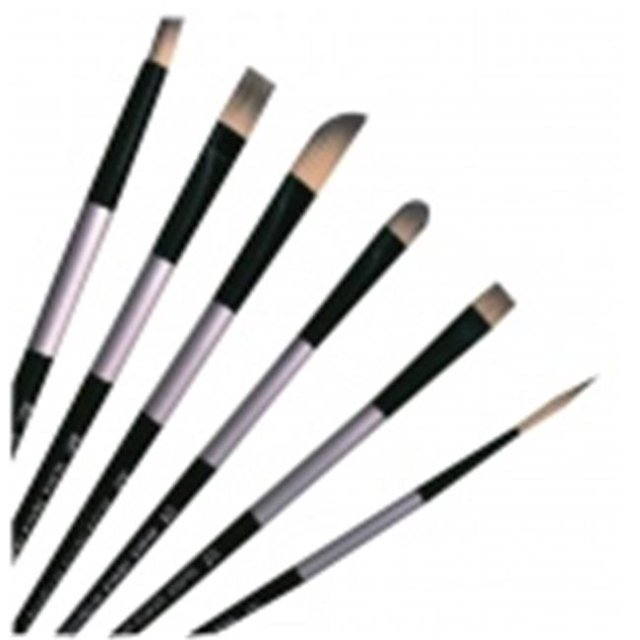 Dynasty FM22826 Synthetic Oil & Acrylic Brush Round - Size 12