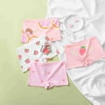 thumbnail image 2 of Underwear for Girls 4 Pack Toddler Kids Girls Boxer Briefs Peach Strawberry Print Soft Breathable Elastic Waist Underwear Toddler Boxers Pink 2 Years-4 Years, 2 of 3