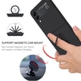 thumbnail image 6 of For Samsung Galaxy Z Flip 7 Matte Silicone TPU Rubber Magnetic with 360° Ring Stand Grip Shockproof Slim Hybrid Phone Case Cover by Xpression, Pink, 6 of 9