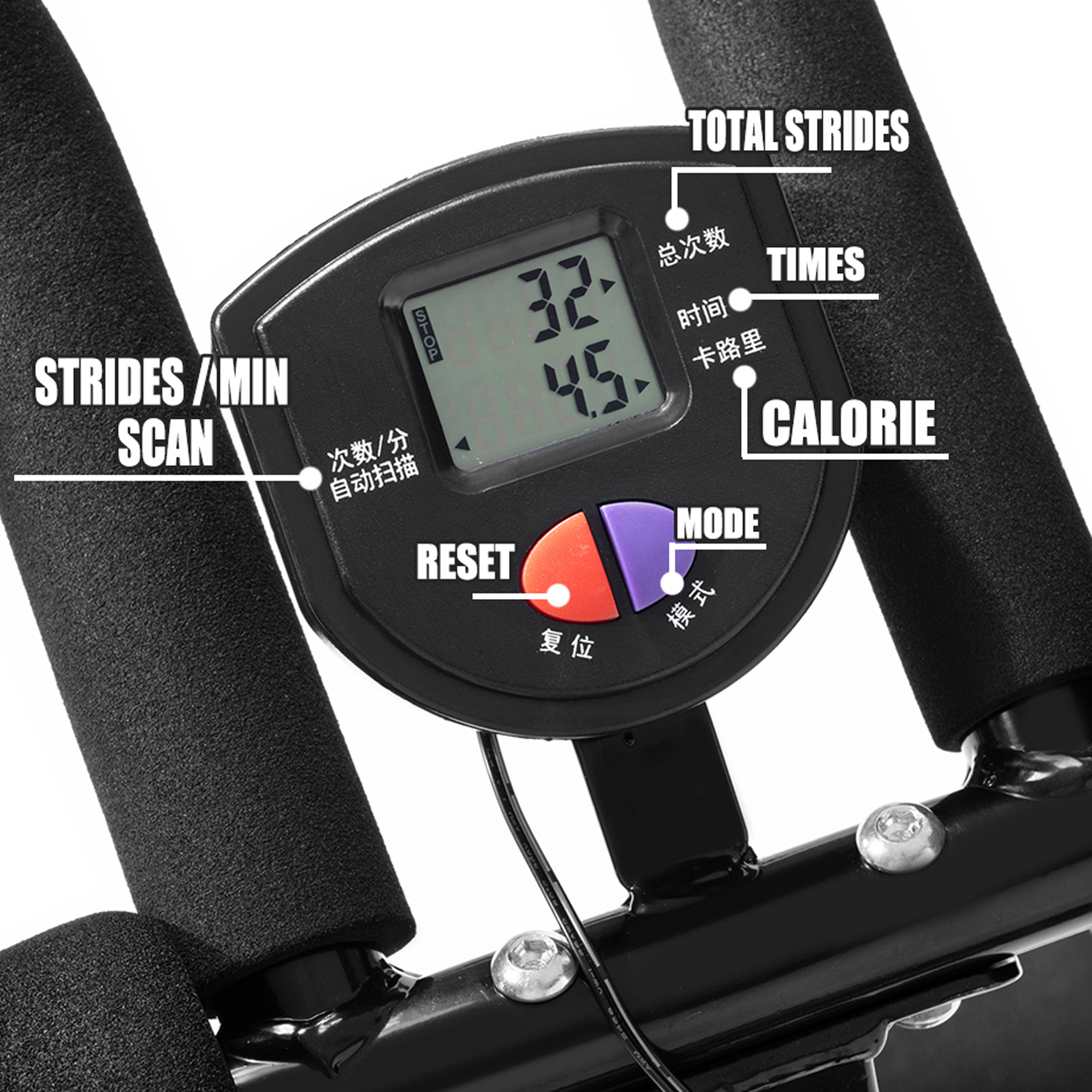 SAYFUT Roller Coaster Abdominal Machine Waist Fitness Equipment Abdomen Exercise Machine with LCD Display, for Home Gym Muscle Build Fitness Workout - image 5 of 7