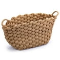 thumbnail image 1 of Truu Design Chunky Braided Jute Storage Basket, 1 of 3