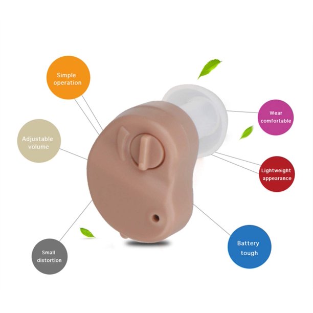 2 Packs K80 Mini Hearing Amplifie Aid Hearing, inEar Hearing Aid
