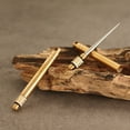 thumbnail image 2 of Hanging Toothpick Smooth Surface Metal Compact Keychain Loop Fruit Fork for Home, 2 of 7