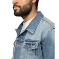 thumbnail image 5 of X RAY Jeans Mens Tiger Chains Denim Jacket, Light Blue, XL, 5 of 6