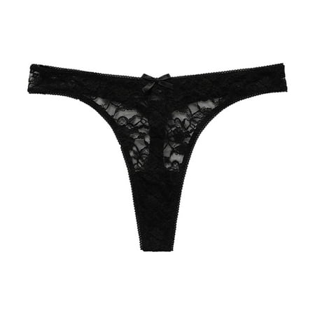 

Underwear For Women Pure Cotton Sexy And Interesting Thong Fashion Solid Color T Pantslace Stitching Unde Womens Panties