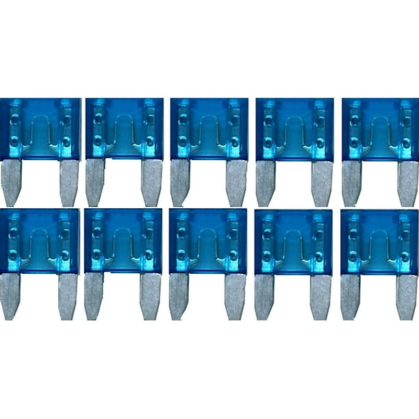 DNF 10 Pack 5 AMP ATS/ATC Mini Blade 12V Automobile Fuses