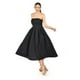 thumbnail image 1 of Vestido Strapless de corte midi Roman Fashion /Juvenil, 14387 (Negro) negro CH, 1 of 5