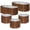 Brown, variant on SnugNiture 5-Pack 2x2x1.5 ft & 4x2x1.5 ft Galvanized Steel Raised Garden Bed, Outdoor Metal Planter Box for Vegetables and Flowers,Brown
