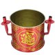 thumbnail image 4 of Incense Burning Retro Incense Burner Chinese Style Sacrifice Censer Red Metal Home Decor 3.54x3.54x3.34in 1Pack, 4 of 5