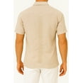 thumbnail image 4 of Bohio Guayabera Linen Blend Guayabera Short Sleeve Shirt (Men), 4 of 5