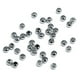 thumbnail image 4 of EeaseMX 50 cuentas de vidrio de 4 mm con agujeros grandes para hacer joyas, hebras de cuentas de vidrio redondas para pulseras y collares hechos a mano (plata), 4 of 7