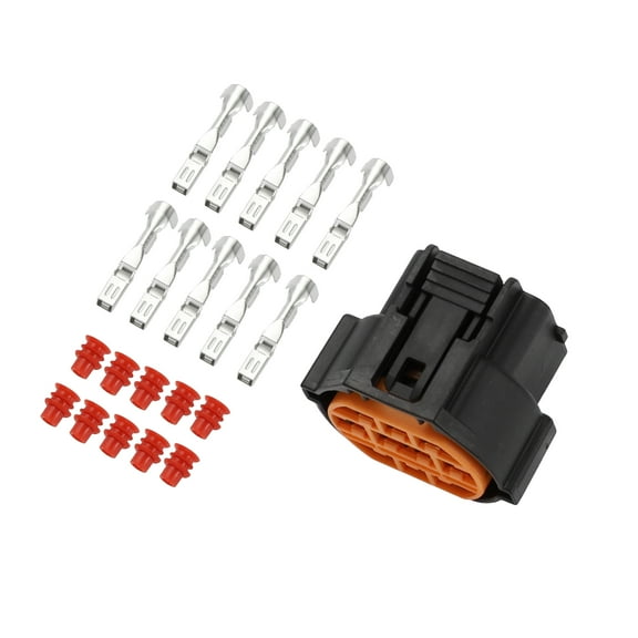 10 Pin Front Headlight Connector Plug Waterproof Female Wire Terminal for Hyundai Reina for Kia 1 Set