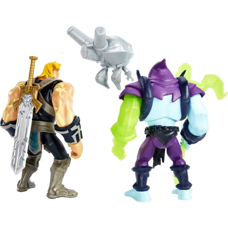 Masters of the Universe Origins Figuras de acción de He-Man, figuras de batalla para contar historias y exhibir, regalo para niños de 6 a 10 años y adultos coleccionistas