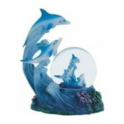 George S. Chen Imports Snow Globe Dolphin Collection Desk Figurine Decoration
